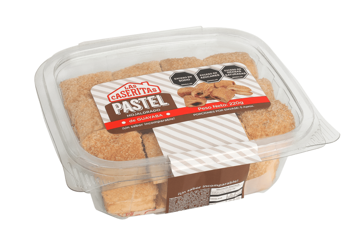 PASTEL HOJALDRE GUAYABA ESTUCHE X 220 G