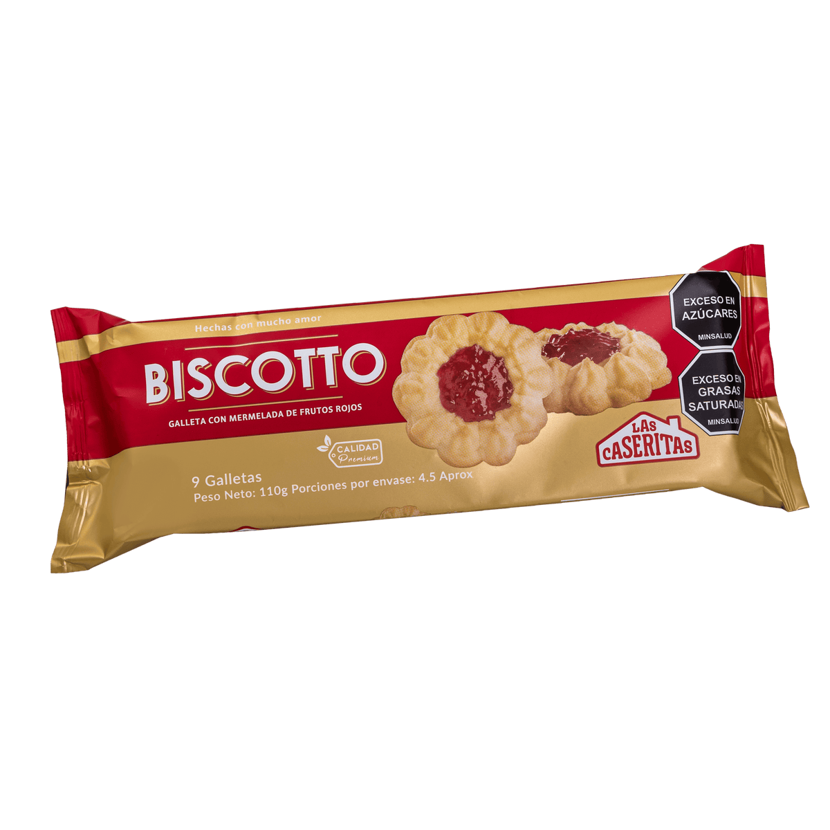BISCOTTO FRUTOS ROJOS X 110 G