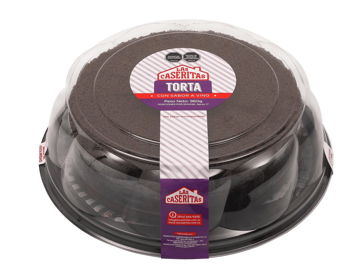 TORTA CON SABOR A VINO DOMO X 960 G