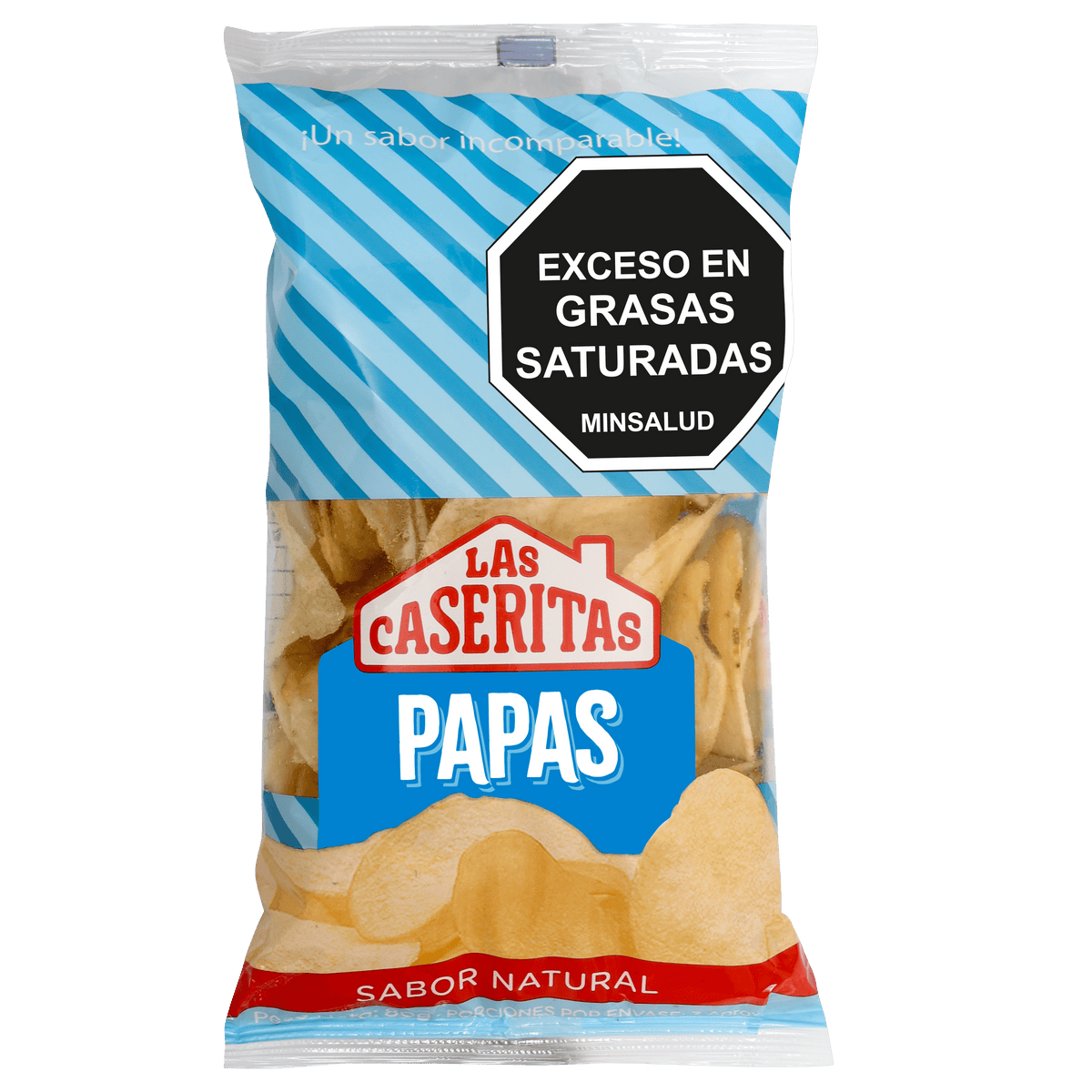 PAPITAS NATURALES CASERITAS X 80 G