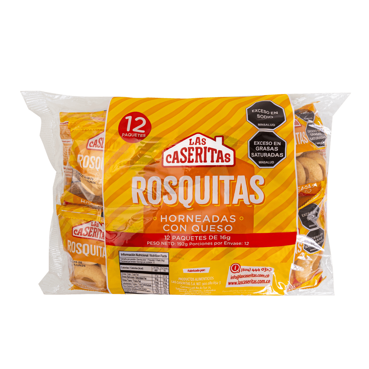 ROSQUITAS X 16 G X 12 UND