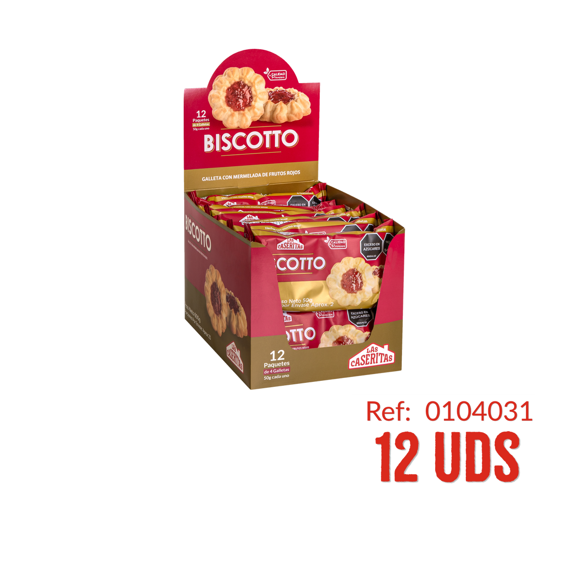 BISCOTTO FRUTOS ROJOSX 600 G