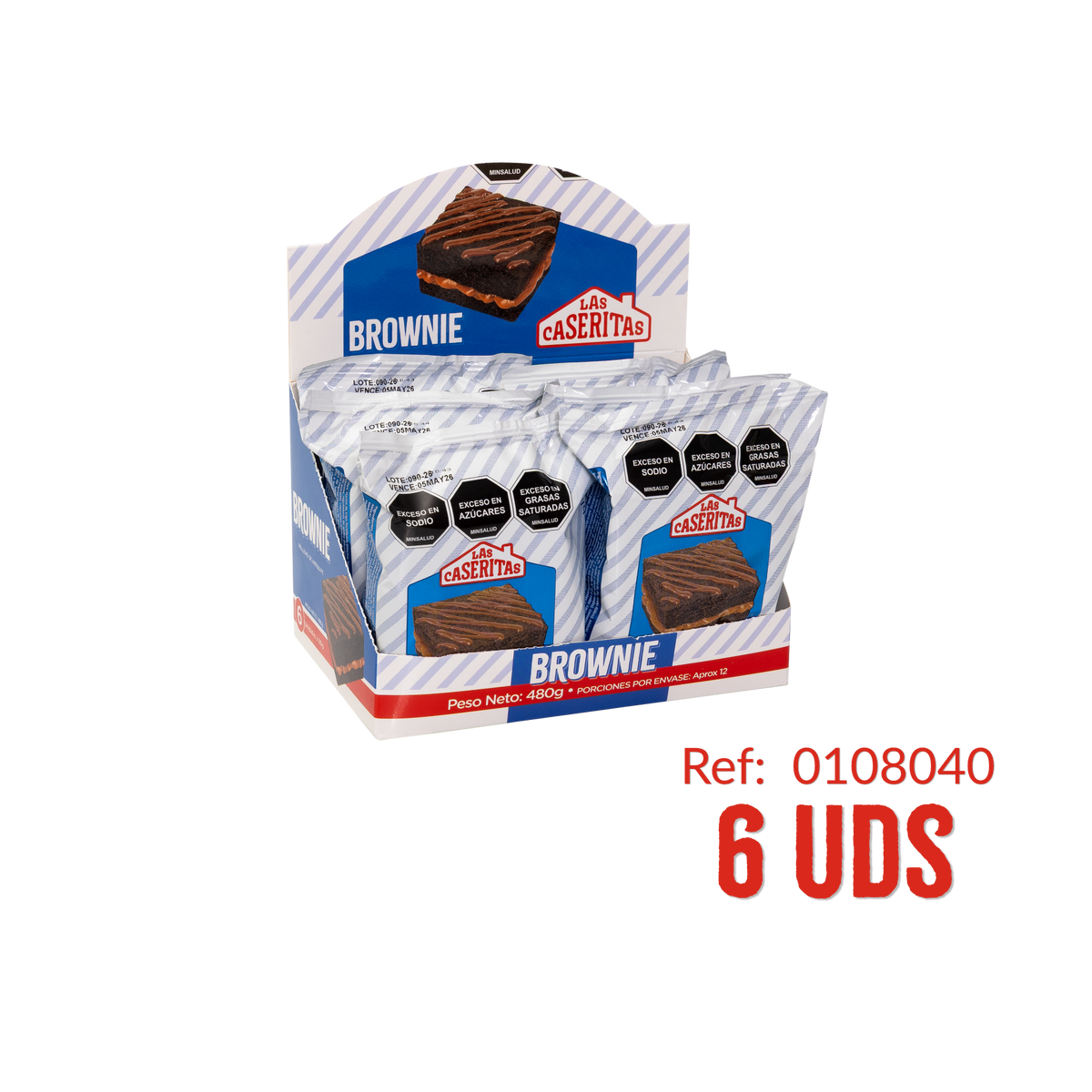 BROWNIE CHOCOLATE AREQUIPE X 480 G