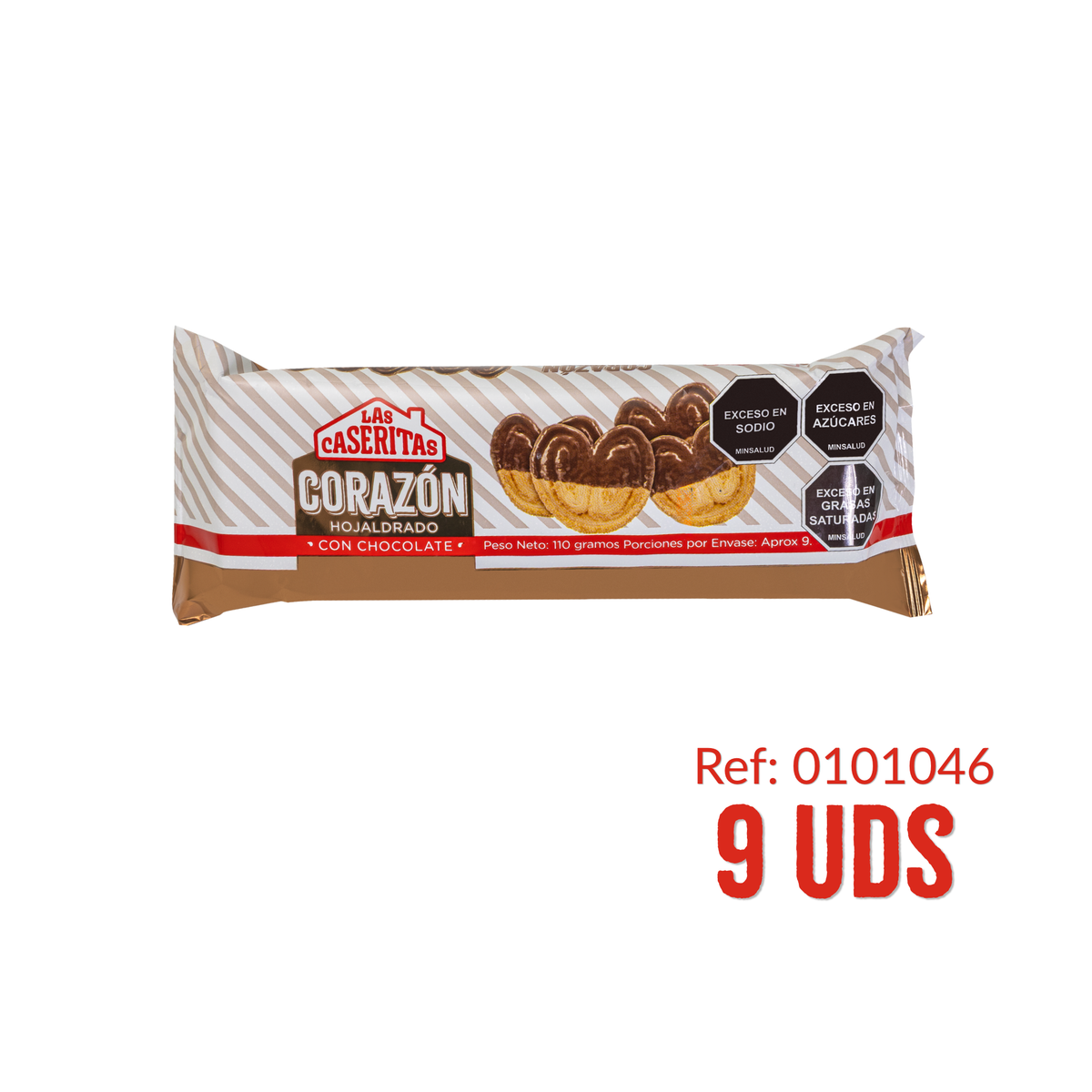 CORAZÓN CON CHOCOLATE X 110 G
