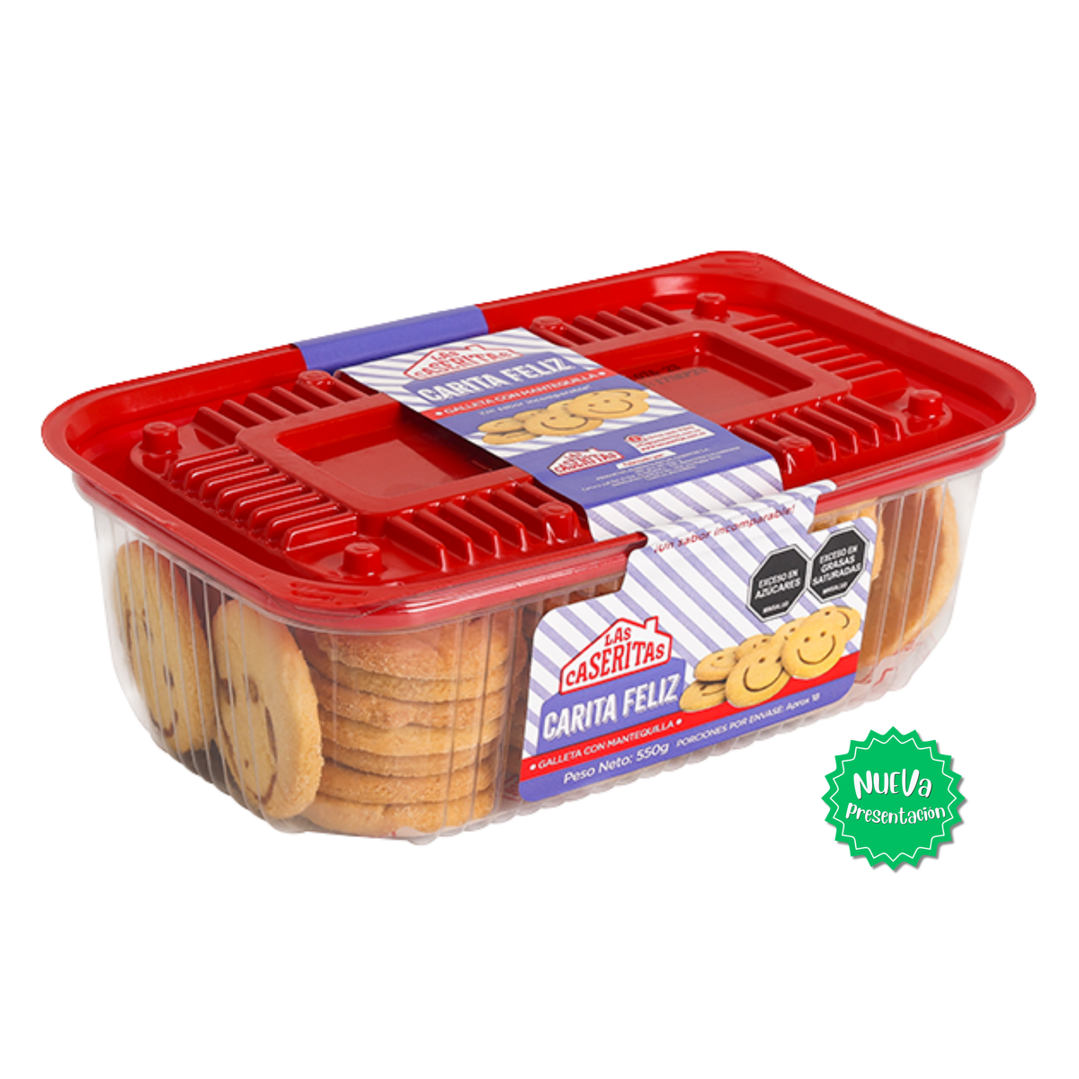 GALLETA CARITA FELIZ DOMO X 550 G