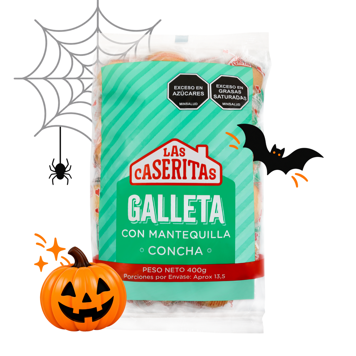 GALLETA CONCHA BOLSA X 400 G