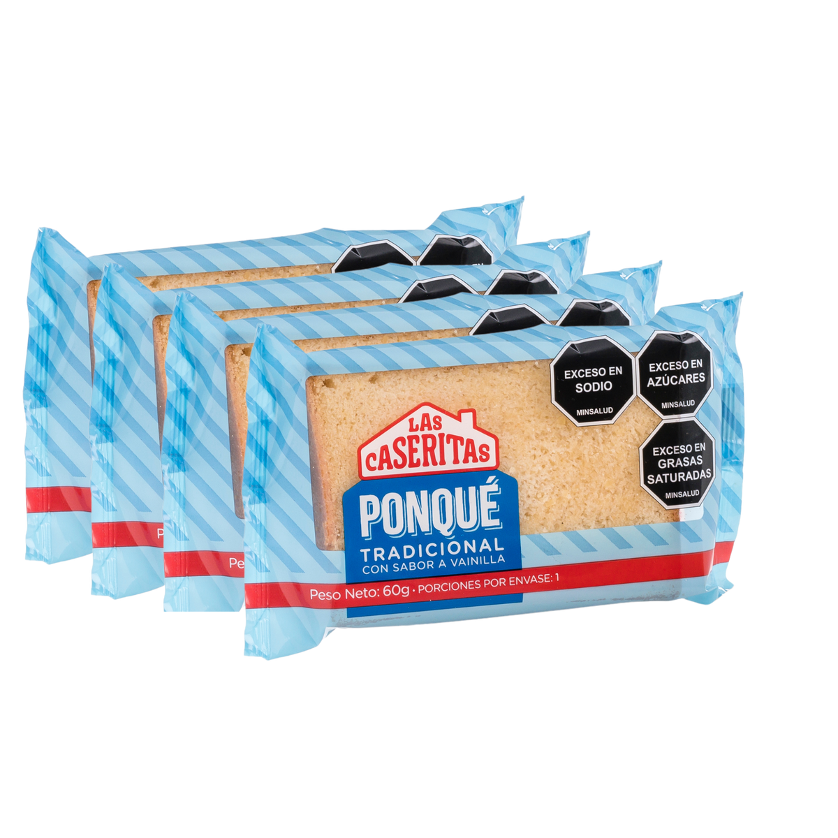 PONQUE TAJADA DE VAINILLA x 60 G x 4 UND