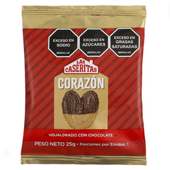 CORAZÓN CON CHOCOLATE X 25 G INDIVIDUAL