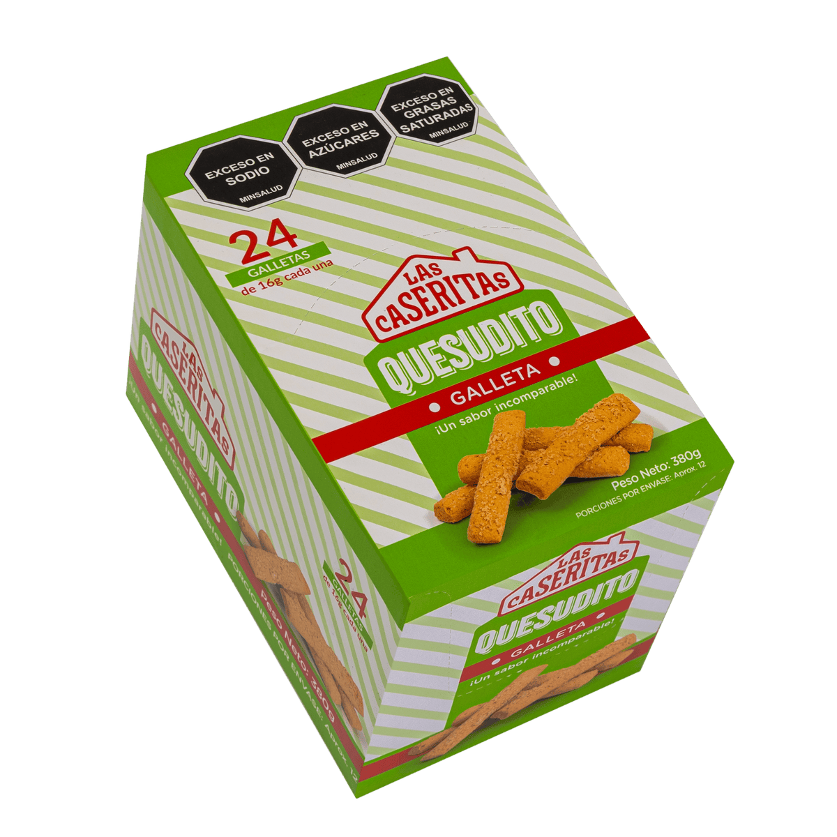 GALLETA QUESUDITO DISPLAY X 380 G