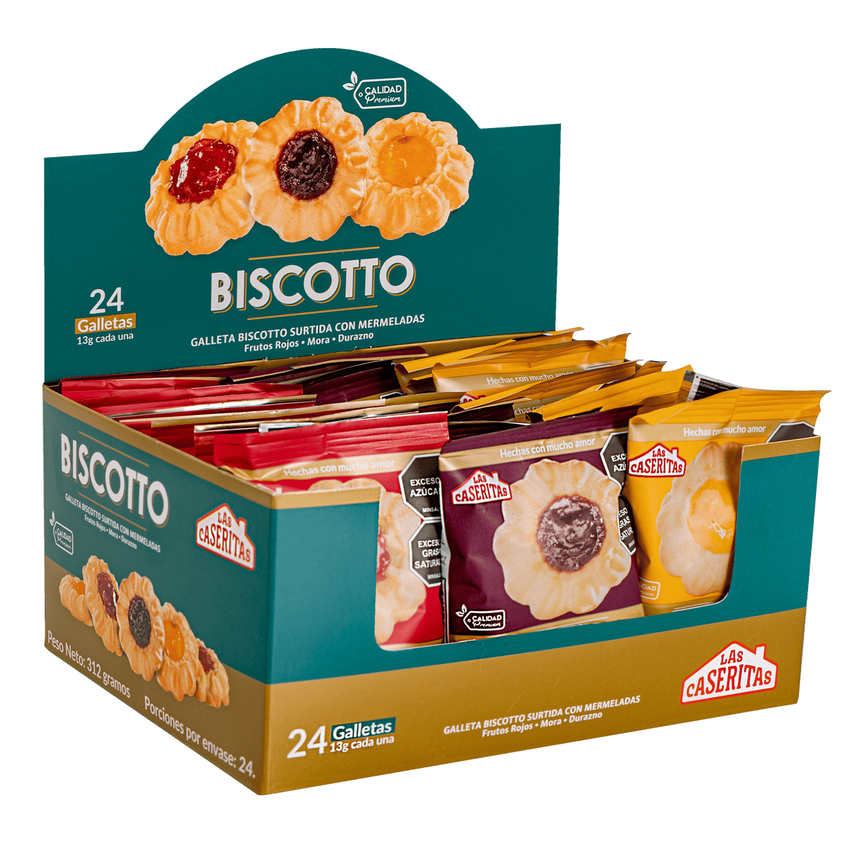 GALLETA BISCOTTO SURTIDA X 312G