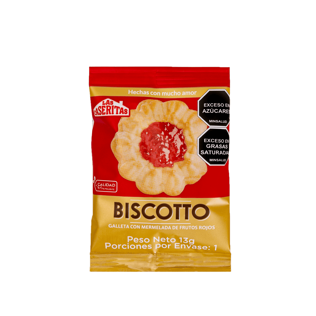 GALLETA BISCOTTO SURTIDA UNIDAD X 13G