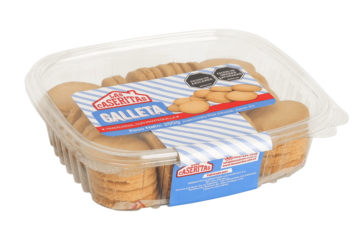 GALLETA DE MANTEQUILLA TRADICIONAL ESTUCHE X 250 G