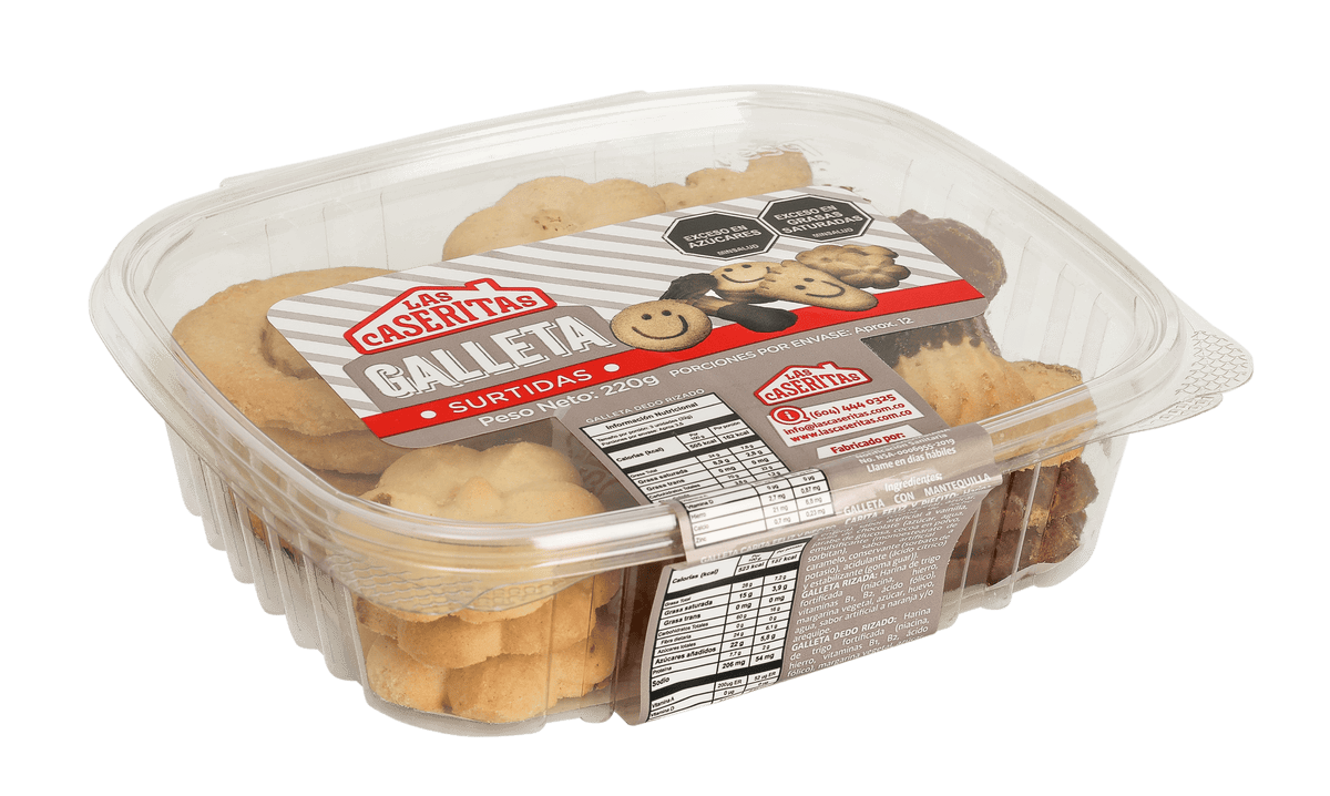 GALLETAS DE MANTEQUILLA SURTIDAESTUCHE X 220 G