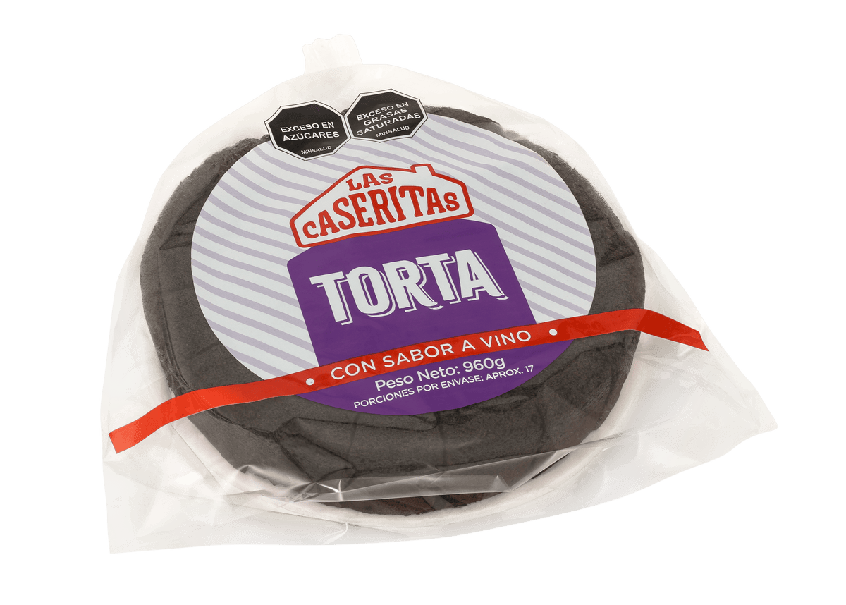 TORTA SABOR A VINO BOLSA X 16 UND X 960 G