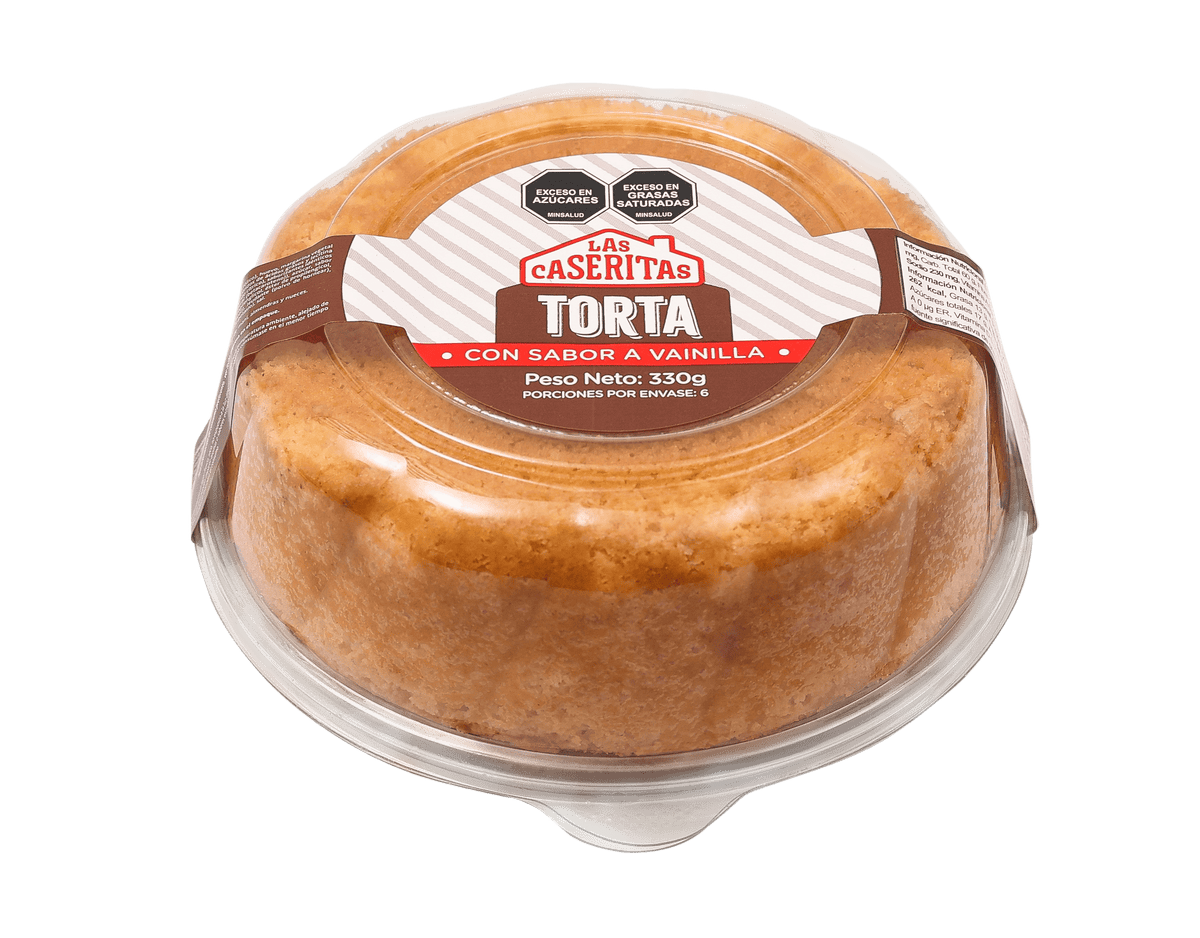 TORTA CON SABOR A VAINILLA DOMO X 330 G