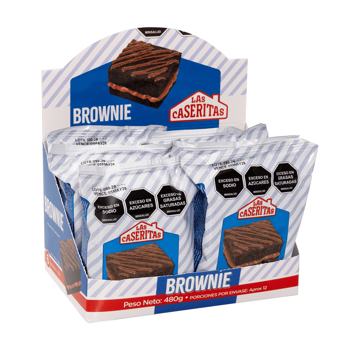 BROWNIE CHOCOLATE AREQUIPE X 480 G