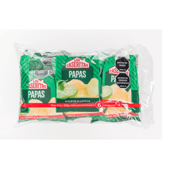 SIX PACK PAPITAS LIMÓN X 150 G