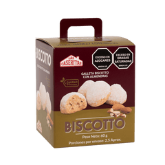 GALLETA BISCOTTO CAJA X 60 G