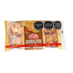 CORAZÓN HOJALDRE BANDEJA x 180 G