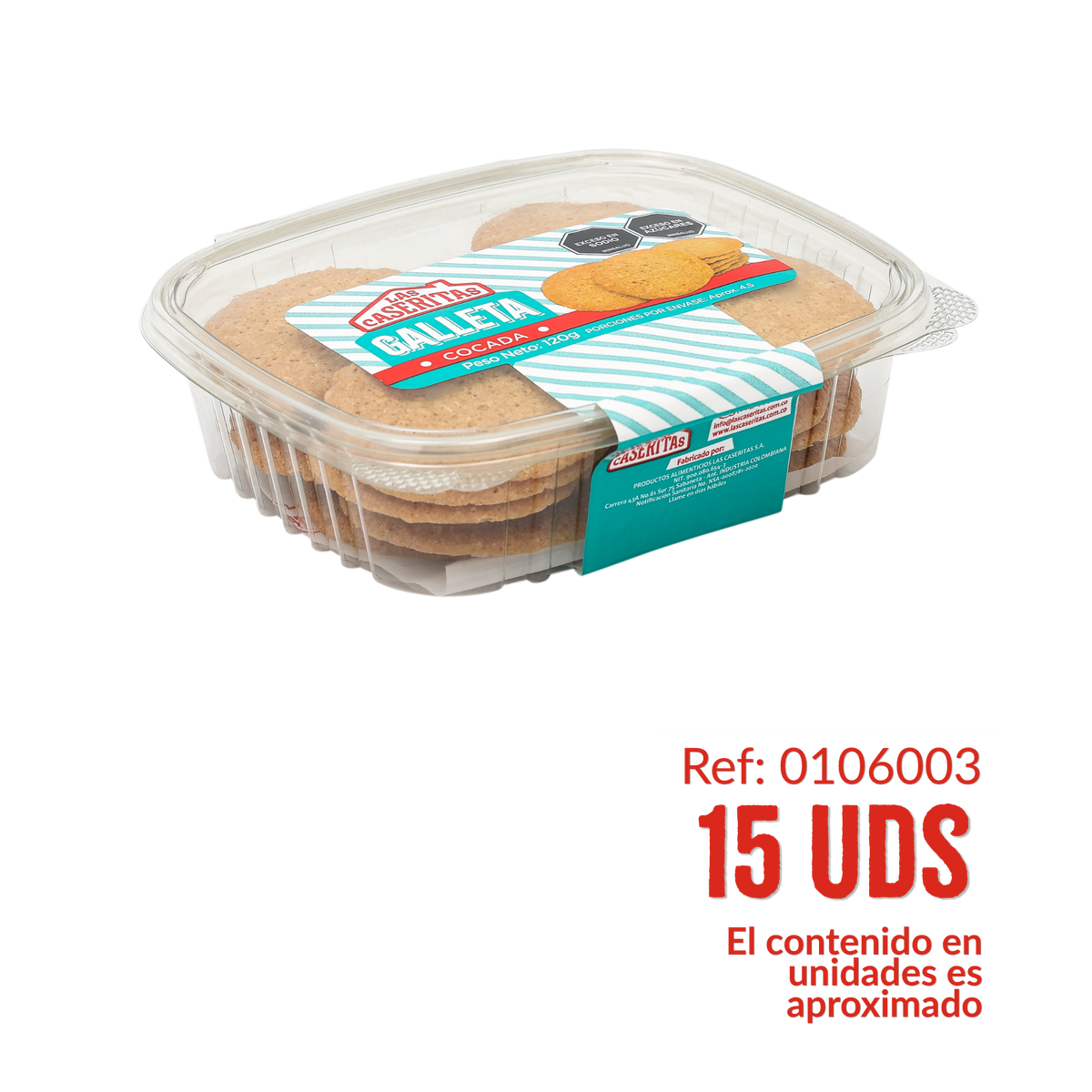 GALLETA COCADA ESTUCHE X 120 G