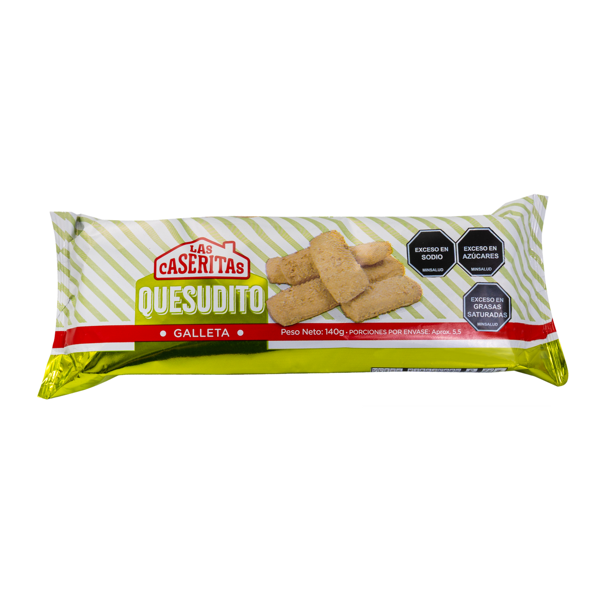 ESTUCHE GALLETA QUESUDITO 140G