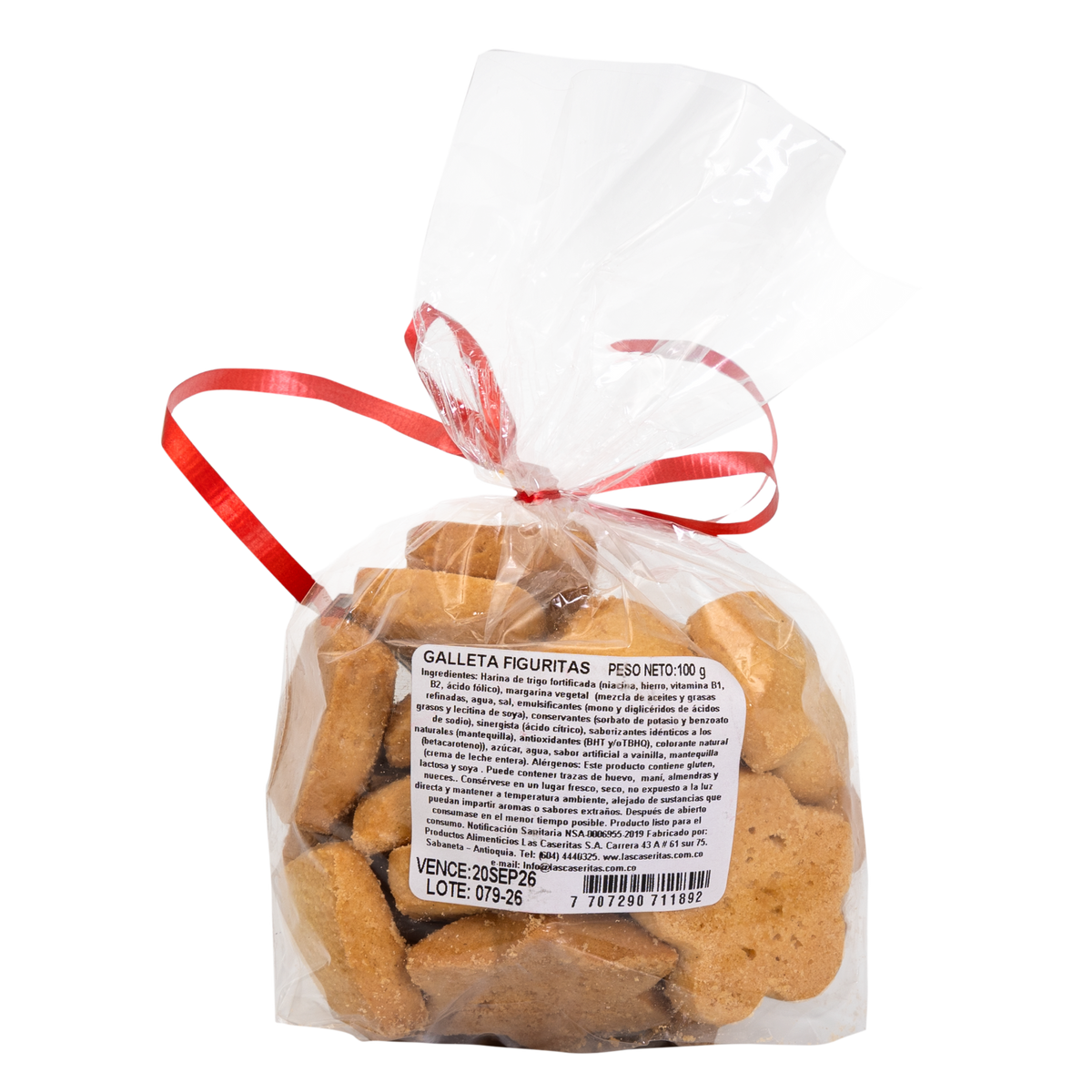 GALLETA FIGURITAS BOLSA X 100 G